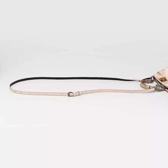 Fendi Beige Satin and Snakeskin Mini Peekaboo Satchel Bag - 8BN227 - Picture 5 of 12